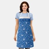 Floral Pattern Schort (Gedragen)