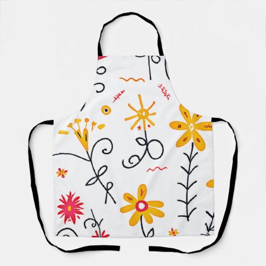 Floral Pattern Schort (Voorkant)