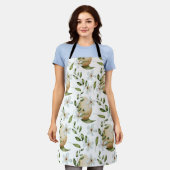 Floral Pattern Schort (Gedragen)