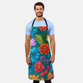 Floral Pattern Schort (Gedragen)