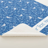 Floral Pattern Sherpa Deken (3/4)