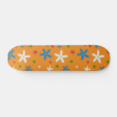 Floral Pattern Skateboard (Horizontaal)