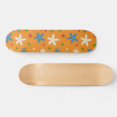 Floral Pattern Skateboard (Horizontaal)