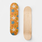 Floral Pattern Skateboard (Voorkant)