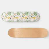 Floral Pattern Skateboard (Horizontaal)