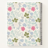 Floral Pattern Spring Family Recipe Notitieboek (Achterkant)