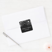Floral Pattern - Square Sticker (Envelop)