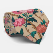  Floral Pattern Stropdas (Opgerold)