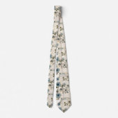 Floral Pattern Stropdas (Achterkant)
