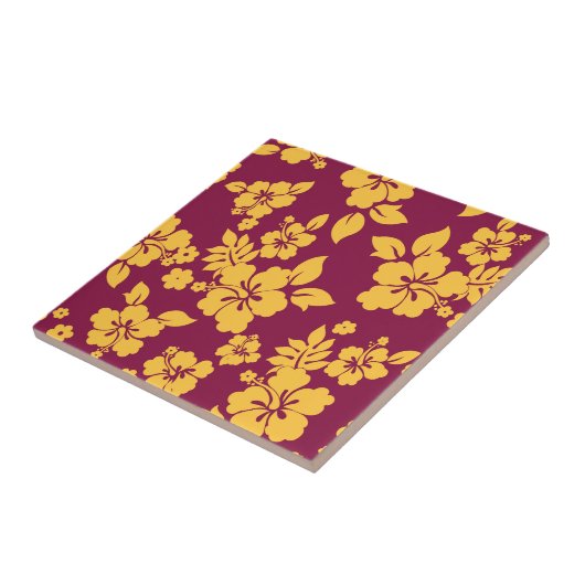 Floral Pattern Tegeltje (Zijkant)