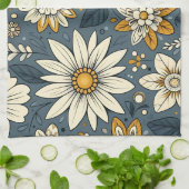  Floral Pattern Theedoek (Gevouwen)