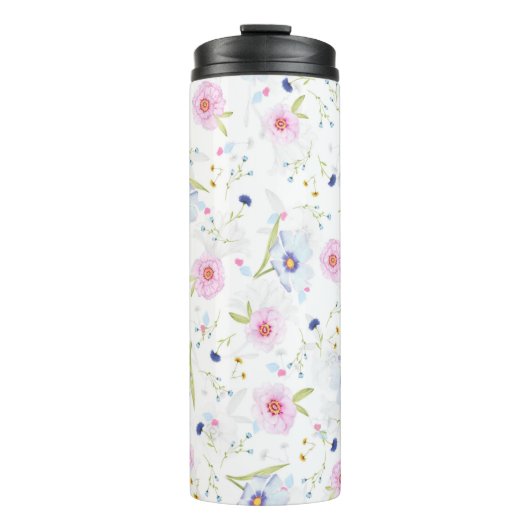 Floral Pattern Thermosbeker (Voorkant)