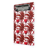 Floral pattern  throw blanket mini klembord (Angled2)