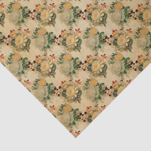 Floral Pattern Tissuepapier (Detail)