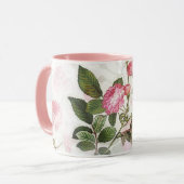 Floral Pattern van de Mok van Roze Bloemen (Voorkant links)