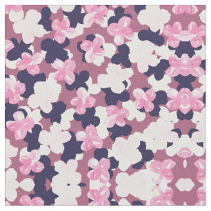 Floral Pattern van de Waterverf Artsy Pink Stof