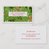  Floral Pattern Visitekaartje (Voorkant / Achterkant)