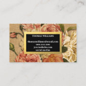  Floral Pattern Visitekaartje (Achterkant)