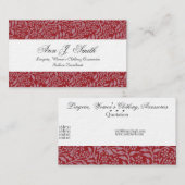 Floral Pattern Visitekaartje (Voorkant / Achterkant)