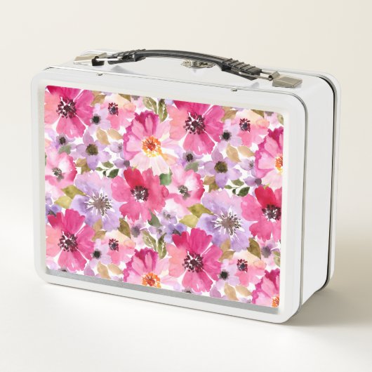 Floral Pattern-Waterverf (Achterkant)