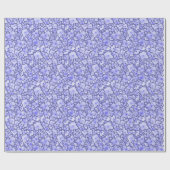 Floral Pattern Waterverf Hydrangea Cadeaupapier (Vlak)