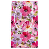 Floral Pattern-Waterverf Klein Cadeauzakje (Voorkant)