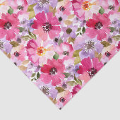 Floral Pattern-Waterverf Tissuepapier (Detail)