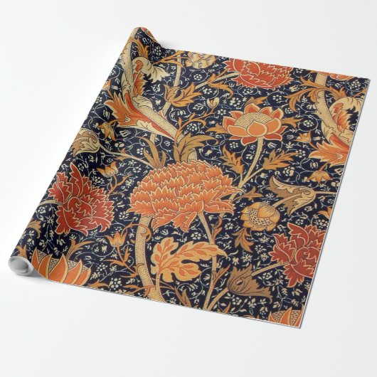 Floral Pattern, William Morris Cadeaupapier (Uitgerold)