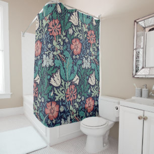 Floral Pattern, William Morris Douchegordijn