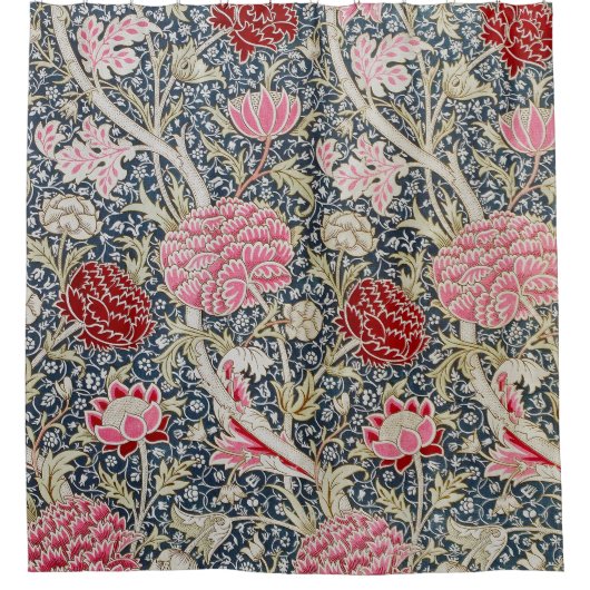  Floral Pattern, William Morris Douchegordijn (Voorkant)
