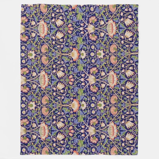  Floral Pattern, William Morris Fleece Deken (Voorkant)