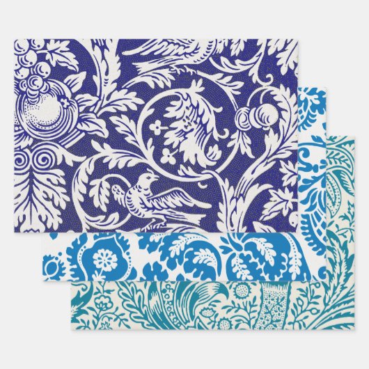 Floral Pattern, William Morris Inpakpapier Vel (Set)
