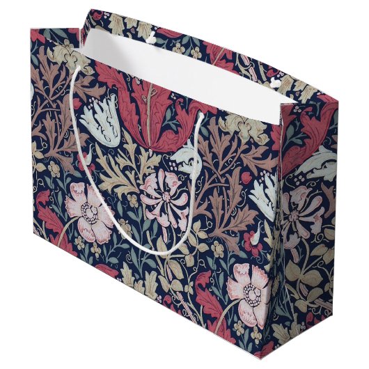 Floral Pattern, William Morris Large Gift Groot Cadeauzakje (Achterkant Gekanteld)