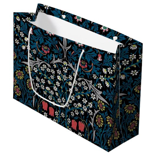 Floral Pattern, William Morris Large Gift Groot Cadeauzakje (Voorkant Gekanteld)