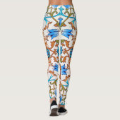  Floral Pattern, William Morris Leggings (Achterkant)