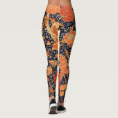  Floral Pattern, William Morris Leggings (Achterkant)