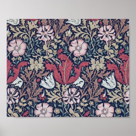 Floral Pattern, William Morris Poster (Voorkant)