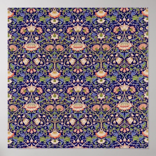 Floral Pattern, William Morris Poster (Voorkant)