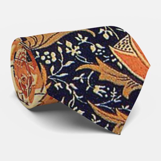  Floral Pattern, William Morris Stropdas (Opgerold)