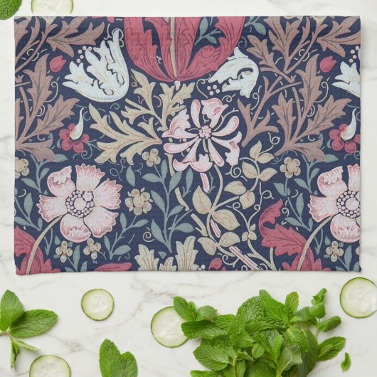  Floral Pattern, William Morris Theedoek (Gevouwen)