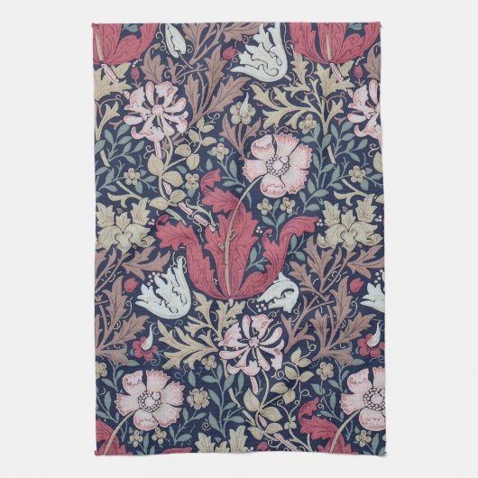  Floral Pattern, William Morris Theedoek (Verticaal)