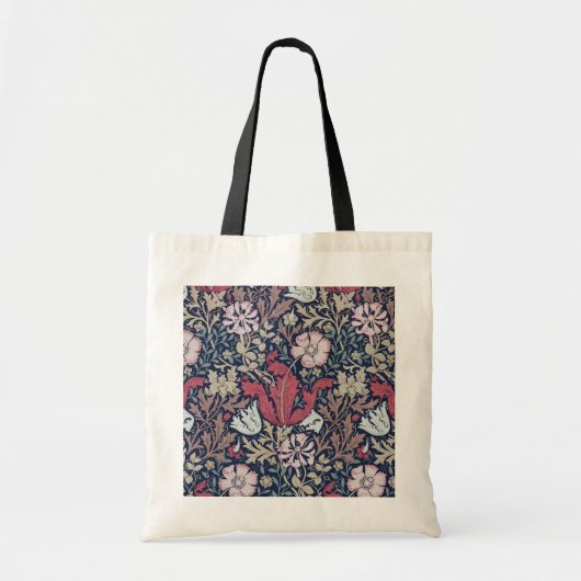  Floral Pattern, William Morris Tote Bag (Voorkant)