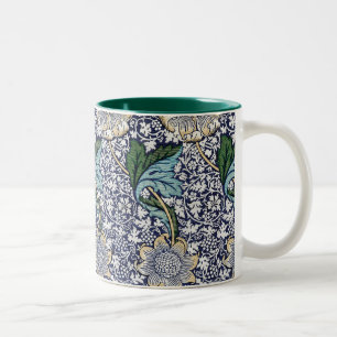 Floral Pattern - William Morris Tweekleurige Koffiemok