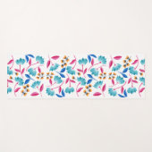 Floral Pattern Yogamat (Voorkant (horizontaal))