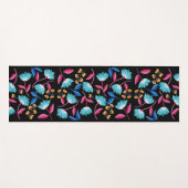 Floral Pattern Yogamat (Voorkant (horizontaal))