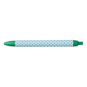 Floral Pattern Zwarte Inkt Pen