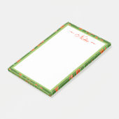 Floral patterned designer post-it® notes (Schuin)