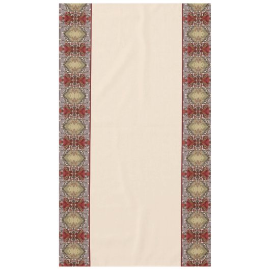 Floral Patterned Designer Tafelkleed (Voorkant)