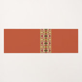 Floral Patterned Designer Yogamat (Achterkant (horizontaal))