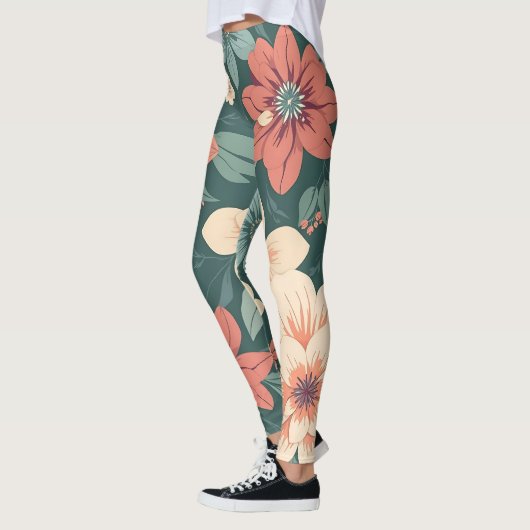  Floral Patterned Legging (Links)
